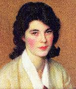 Paxton, William McGregor Portrait of Enid Hallin painting